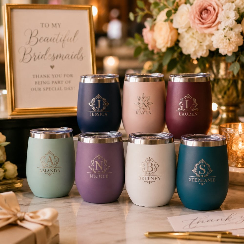 Custom wine tumblers