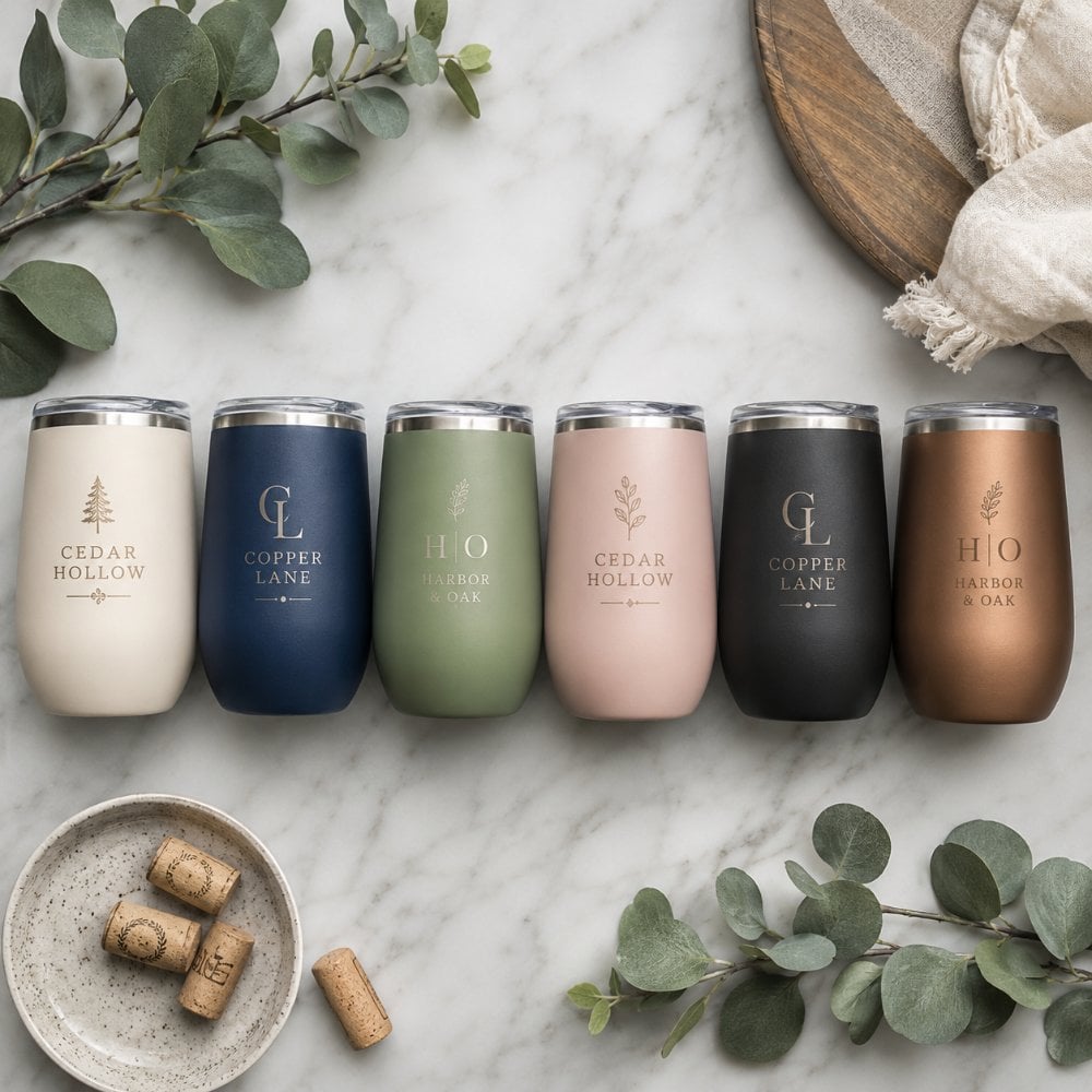 Custom wine tumblers