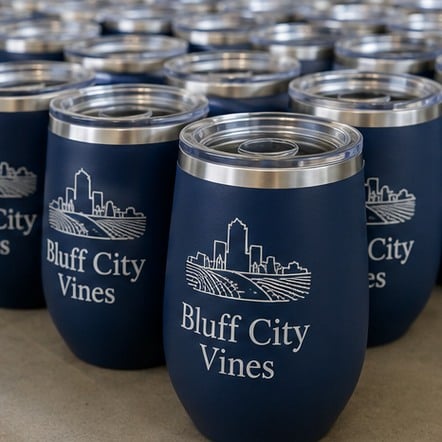 Custom wine tumblers in bulk
