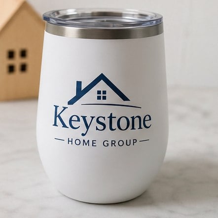 Custom wine tumblers for realtor closing gifts