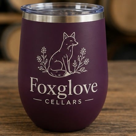 Custom wine tumblers for wineries and tasting rooms